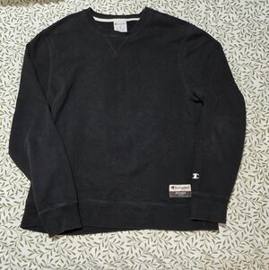 Champion Originals Men’s Black Crewneck Sweatshirt XL – Clean & Classic